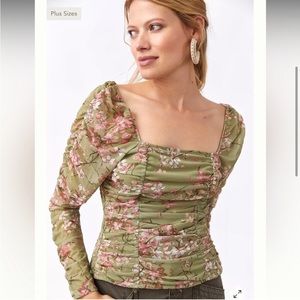 Anthropologie Ruched Top